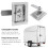 Polished 304 SS Folding T Handle Lock 2