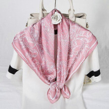 (70x70CM, W918-33) 70cm Bandana Head Scarf For Women Fashion Paisley Print Handkerchief Silk Satin Hijab Scarfs Female Square Neck Scarves Dropship