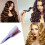 Negative Ionic Curling Iron with Adjustable Temperature, 3D DualSided Heating Hair Curling Wand for Smooth Waves 5