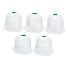 5Pcs Garden Cloche Dome Frost Protection Cover for Outdoor Plants Greenhouse Use