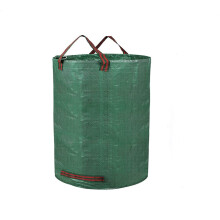 72 Gallon Heavy Duty Garden Waste Bag, Reusable Yard Leaf Bag with 4 Reinforced Handles, Collapsible RipResistant Design