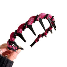 2025 U Shape Fashion Hair Comb Headband for Women, Non Slip Braided Wavy Vintage Style (S12, One Size)