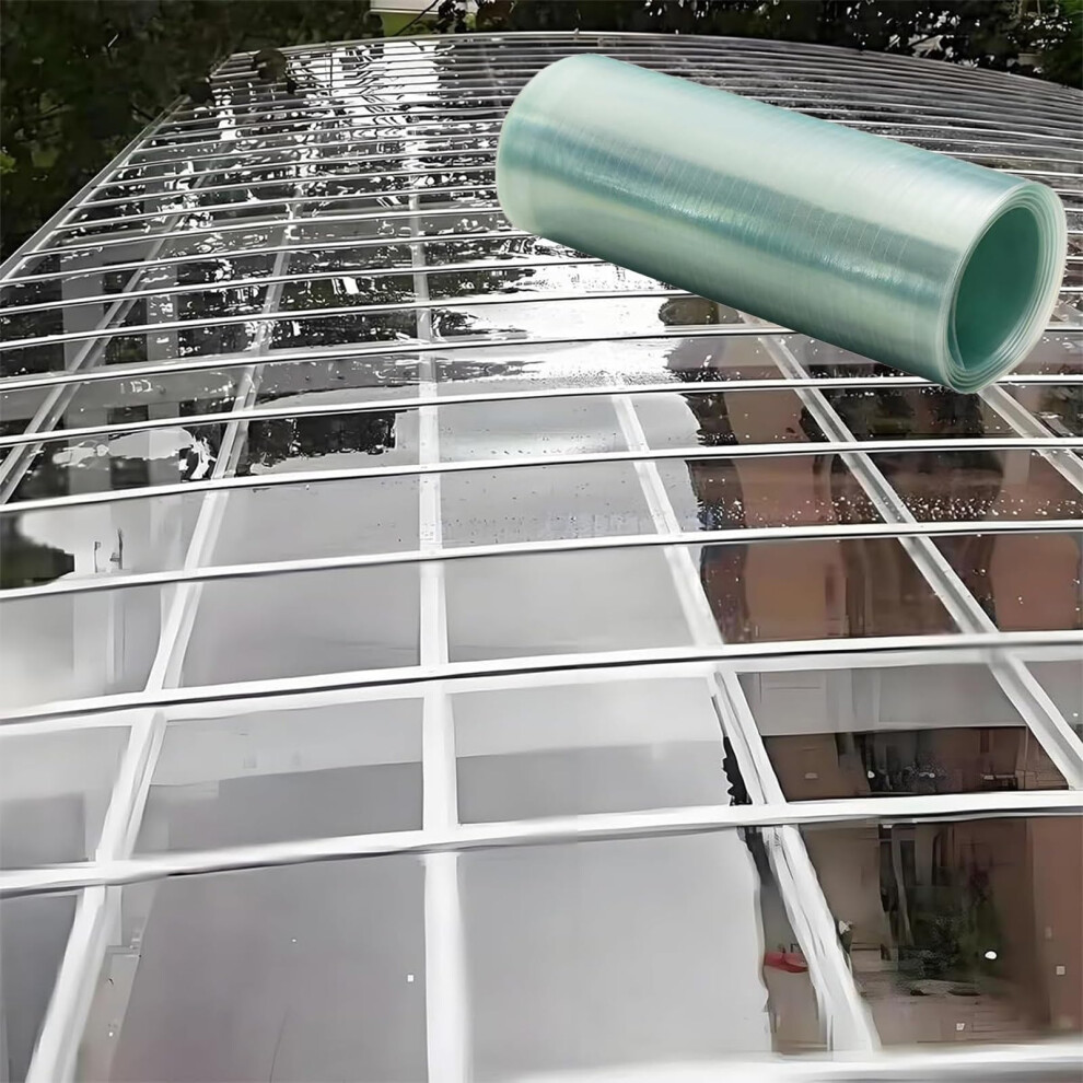Clear Polycarbonate Roofing Sheets 5.1X9.8 Ft Uv Protected Impact Resistant Panels For Pergola Patio Greenhouse 9073542042891