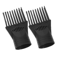 2Pcs Universal Blow Dryer Comb Attachment and Hair Dryer Diffuser for Fast Drying Volume Styling