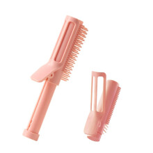 2in1 Hair Volumizing Brush with Instant Root Lift, Vented Quick Drying, Retractable Handle, Pink