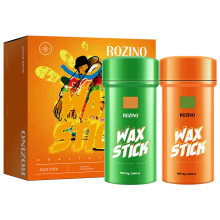 Hair Wax Stick 2 Pack for Men and Women, Strong Hold Beeswax Matte Finish, Frizz Control, Travel Size Orange