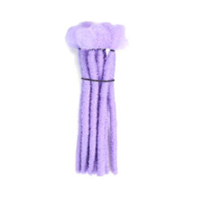 Synthetic Dreadlock Extensions 30CM30H6, Heat Resistant Crochet Braiding Hair for Women, Natural Texture