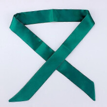 (D92) Small Silk Scarf Solid Handle Bag Ribbons Headband female 2021 Fashion Luxury Brand satin Hair Tie Long Scarves
