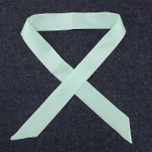 (D89) Small Silk Scarf Solid Handle Bag Ribbons Headband female 2021 Fashion Luxury Brand satin Hair Tie Long Scarves