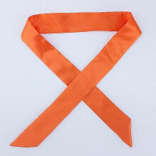 (D87) Small Silk Scarf Solid Handle Bag Ribbons Headband female 2021 Fashion Luxury Brand satin Hair Tie Long Scarves