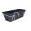 Balcony Railing Planter with Bracket, Rectangular Hanging Fence Flower Box, SpaceSaving Outdoor Design, Gray 1