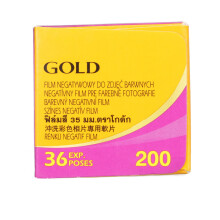 Gold 200 ISO Color Negative Film 35mm 36 Exposures