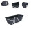 Balcony Railing Planter with Bracket, Rectangular Hanging Fence Flower Box, SpaceSaving Outdoor Design, Gray 2