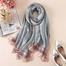 (180x90CM, 67) 180*90CM Silk Scarves 2022 Popular Belt Print Handkerchief Female Dustproof Beach Towel Summer Sunscreen Shawls bandanna foulard