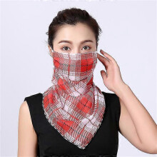 (MS50) New Chiffon Neck Scarf Face Wraps Sunscreen Neckerchief Floral Bandana Head Scarves Outdoor Sport Hair Band