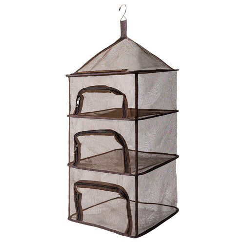 4-Layer Drying Net, 390*390*1000mm, 5KG, Khaki 2