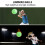5 Pack 74mm Luminous Pickleballs Blue/Green 6