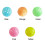 5 Pack 74mm Luminous Pickleballs Blue/Green 7