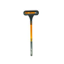 Double Sided Window Cleaning Tool with Telescopic Handle, Streak Glass Cleaner Mop for Home (Yellow)