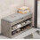 Finish Cushioned Shoe Bench & Storage Cabinet Organiser 2