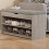 Finish Cushioned Shoe Bench & Storage Cabinet Organiser 3