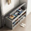Finish Cushioned Shoe Bench & Storage Cabinet Organiser 5