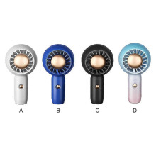 (Blue) Outdoor Handheld Mini Fan Low Noise Strong Power Wind Fan With 3 Gears For Office School Class Meeting