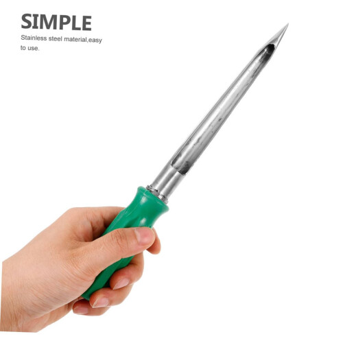 Stainless Steel Grain Sampler Probe with Sharp Tip and Ergonomic Grip for Agricultural Soil Sampling 2