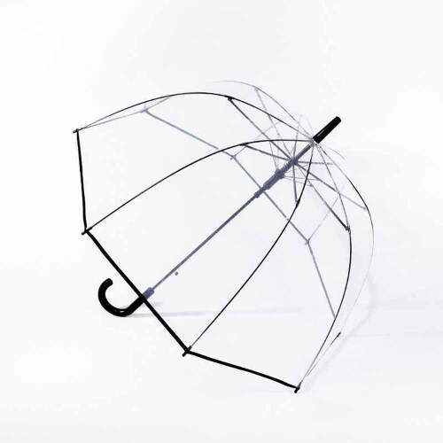Clear Bubble Umbrella Windproof Automatic Open Waterproof Lightweight 31‑Inch Dome 14‑Piece Set 1