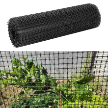 Heavy Duty Plastic Garden Mesh Fence Netting 1.3x5m, AnimalResistant Barrier for Rabbits Deer Dogs