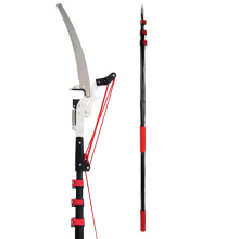 Telescopic Pole Saw 18FT Extendable Tree Pruning Saw with Sharp Steel Blade and Lightweight Aluminum Handle