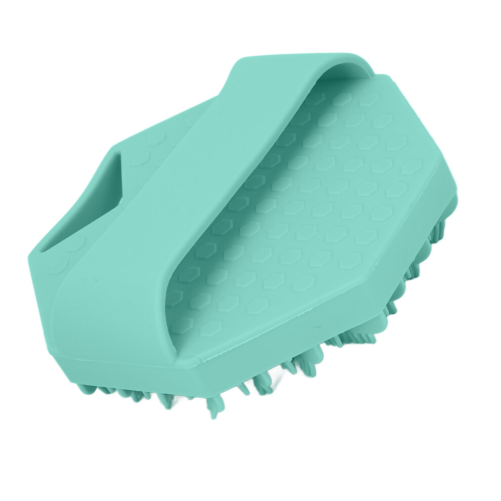 Green Silicone Body Scrubber, Exfoliating
