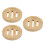 Bamboo 3 Pcs Soap Dish Set Self Draining Bathroom Kitchen Retro Style Durable 2