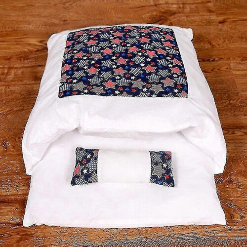 (M, E) Warm Cat Sleeping Bag Removable Cat Bed Winter Warm Cat House Small Pet Bed 1
