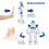 (Red) Remote control robot toy dancing electric intelligent robot remote control dancing robot 3