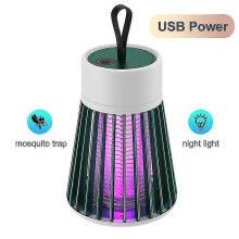(Green USB Power) Electronic Mosquito Killer Lamp Portable Radiationless Usb Rechargeable JSTR
