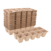 20 Pack Seed Starter Trays with Drainage for Gardening Beginners, Biodegradable Pots for Healthy Root Growth