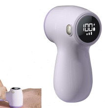 Rechargeable Fabric Shaver and Lint Remover with 6Leaf Steel Blade, Fast TypeC Charging, LCD Display