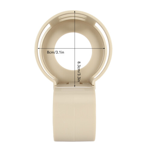 Pool Cup Holder Round Thickened Poolside Drink Holder for Pools Khaki 1