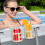 Pool Cup Holder Round Thickened Poolside Drink Holder for Pools Khaki 4