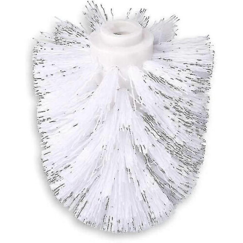 (5pcs, White) 6pcs Toilet Replacement Brush Head White Replacement Brushes Diameter 8cm 2