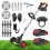 24V Cordless Weed Wacker Electric Grass Trimmer 3in1 Cutting Modes Dual Battery Stringless Design 1