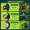 24V Cordless Weed Wacker Electric Grass Trimmer 3in1 Cutting Modes Dual Battery Stringless Design 2