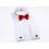 (XL, white) Strap-on Collar, Long-sleeve, Tuxedo Shirt 1