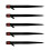 100pcs Drip Emitters 360-Degree Adjustable Red 13cm 1