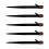 100pcs Drip Emitters 360-Degree Adjustable Red 13cm 11