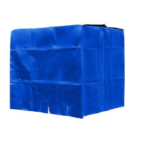 Waterproof UV Resistant 210D Oxford IBC Tank Cover 1000 Litre Outdoor Garden and Farm Protective Shield (Blue)