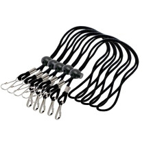 Adjustable Face Mask Lanyard with Clips for Adults and Kids, Comfortable Neck Strap, Multicolor 5 Pack