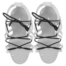 Adjustable Lawn Aerator Shoes with Heavy Duty Spikes and SelfLeveling Design for Grass Care and Gardening