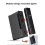 2 in 1 Windproof Jet Flame Butane Cigarette Case Lighter for Men, Refillable and Compact Design 2